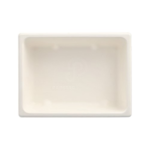 Product foto van Suikerriet Gastronorm containers PLA coating wit 1/8 set van 50