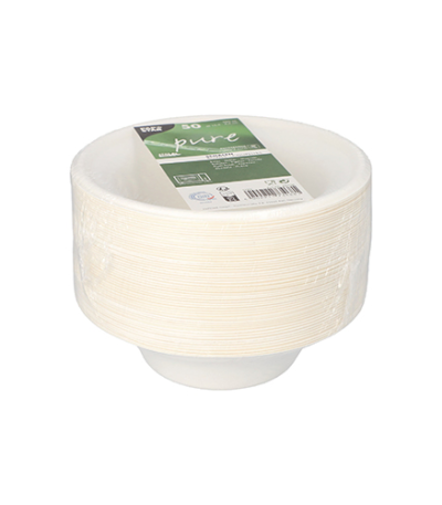 Product foto van Suikerriet Schalen wit set van 50 380ml