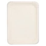 Product foto van Suikerriet Serveerschalen hoekig wit set van 6 26x35 cm