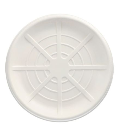 Product foto van Suikerriet Serveerschalen rond wit set van 25 35cm