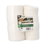 Product foto van Suikerriet borden rond wit set van 100 Cella