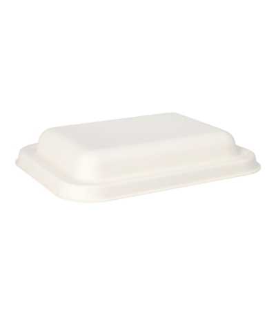 Product foto van Suikerriet deksels wit set van 50