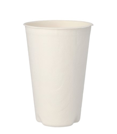 Product foto van Suikerriet drinkbekers wit 200ml voor warme dranken set van 12