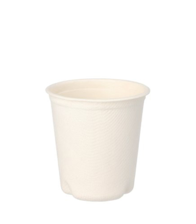 Product foto van Suikerriet drinkbekers wit set van 12 100ml