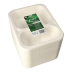 Product foto van Suikerriet menubakjes wit set van 100