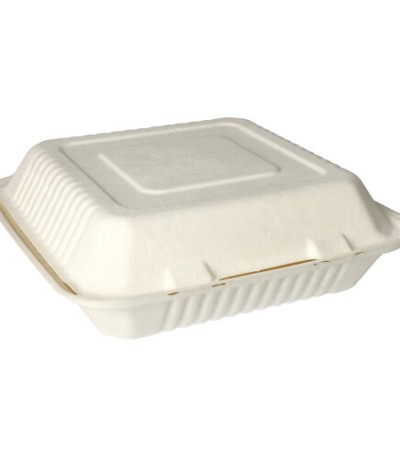 Product foto van Suikerriet menuboxen 1-vaks set van 300 pure