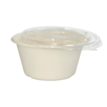 Product foto van Suikerriet schalen wit 1000ml set van 25