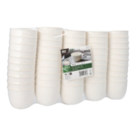 Product foto van Suikerriet schalen wit 175ml set van 50 Cella