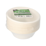 Product foto van Suikerriet schalen wit 600ml set van 25