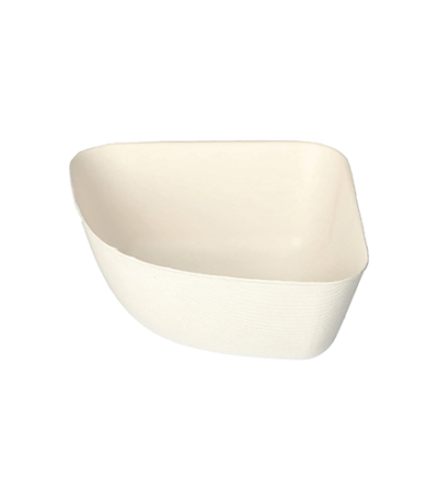 Product foto van Suikerriet schalen wit set van 4 Belle Vie Ligne CarrÃ©e