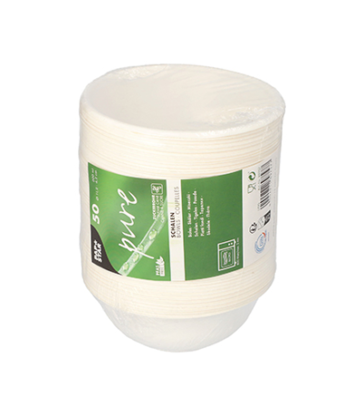 Product foto van Suikerriet schalen wit set van 50 200ml