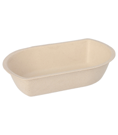 Product foto van Suikerrietcakebakjes natuur set van 50