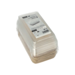 Product foto van Sushi schalen palmblad natuur met deksels set van 10