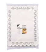 Product foto van Taartranden hoekig wit set van 100