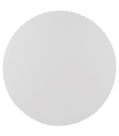 Product foto van Taartranden karton wit 28cm set van 10