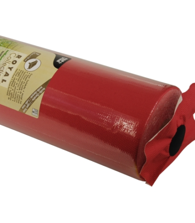 Product foto van Tabelkleed tissue rood 25m x 1