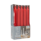 Product foto van Tafelkaarsen tango rood set van 10