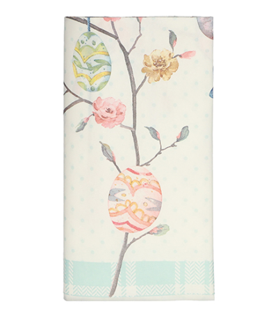 Product foto van Tafelkleed Airlaid paasbloesem 120x180 cm