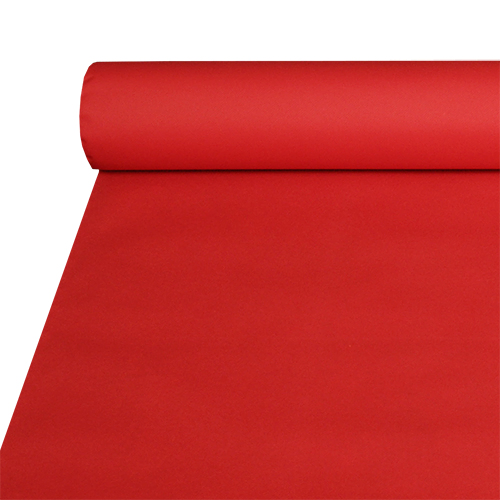 Product foto van Tafelkleed Airlaid rood 20m x 1.2m
