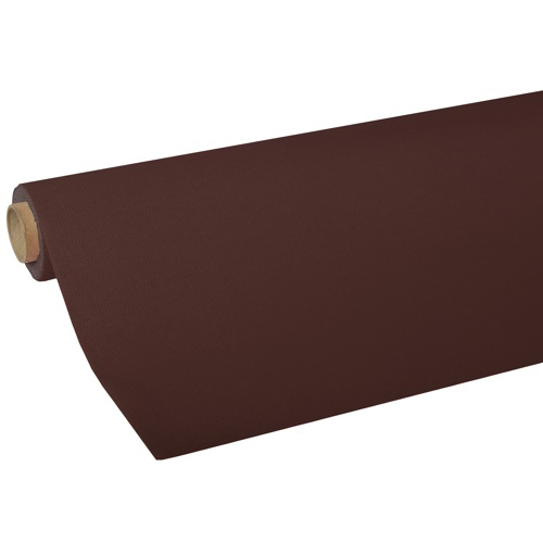 Product foto van Tafelkleed tissue ROYAL Collection bruin 5m