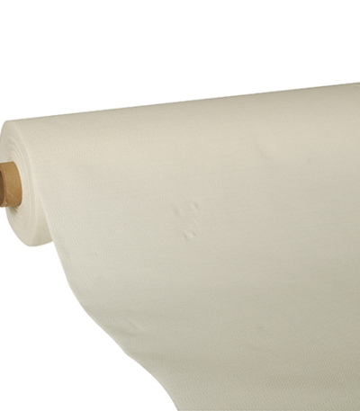 Product foto van Tafelkleed tissue champagne 25m x 1