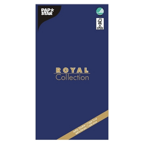 Product foto van Tafelkleed tissue donkerblauw 120x180 cm ROYAL Collection