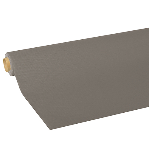 Product foto van Tafelkleed tissue grijs 5m x 1