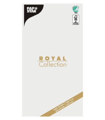 Product foto van Tafelkleed tissue wit 120x180cm ROYAL Collection