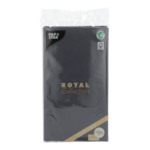 Product foto van Tafelkleed tissue zwart 120x180cm ROYAL Collection