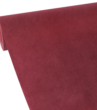 Product foto van Tafelkleed vlies bordeaux 40m x 1