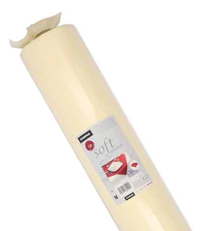 Product foto van Tafelkleed vlies creme 40m x 1.18m