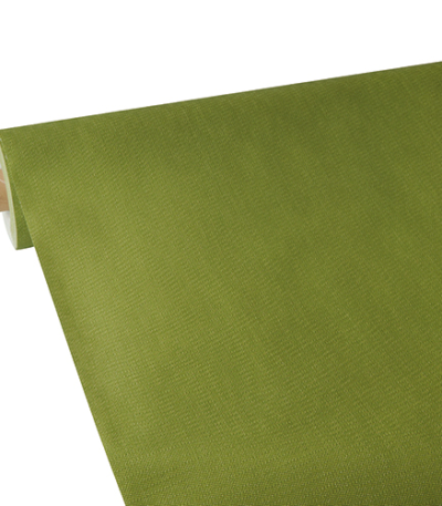 Product foto van Tafelkleed vlies olijfgroen 25m x 1