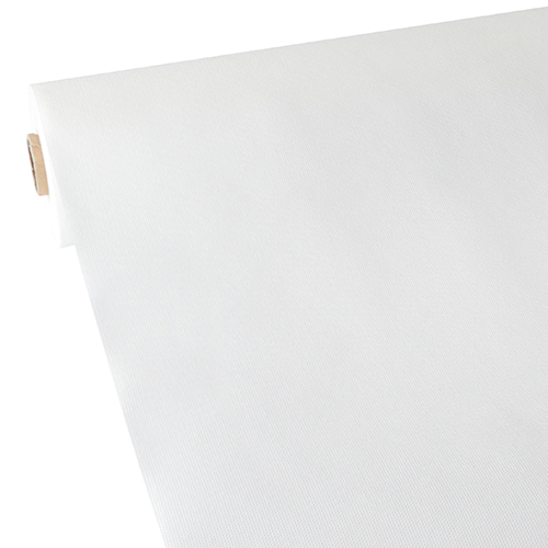 Product foto van Tafelkleed vlies soft selection wit 40m x 0.9m