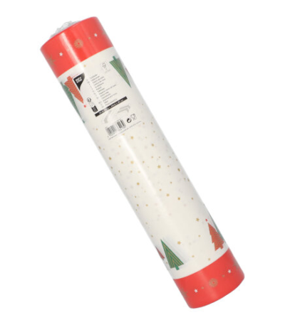 Product foto van Tafellopers Airlaid Plain Christmas Trees 24m