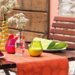 Product foto van Tafellopers PV-Tissue nectarine 24m x 40cm Bubbles Royal Collection