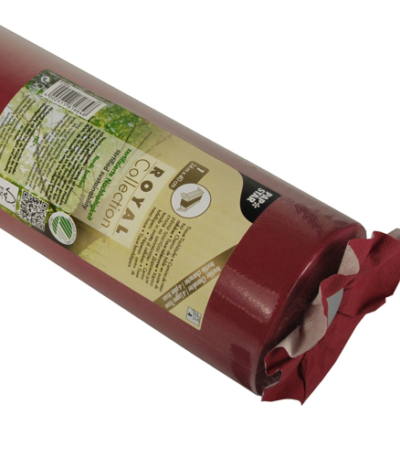 Product foto van Tafellopers bordeaux Royal Collection 24m x 40cm