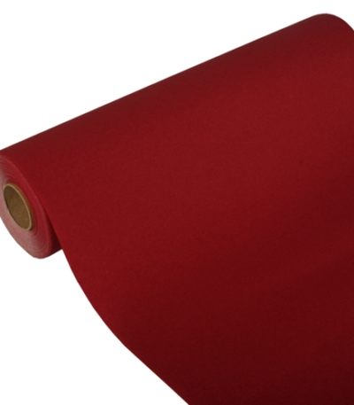 Product foto van Tafellopers bordeaux Royal Collection 24m x 40cm