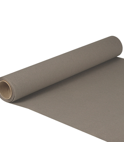 Product foto van Tafellopers katoen grijs 5m x 40cm Royal Collection