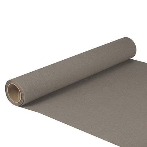 Product foto van Tafellopers katoen grijs 5m x 40cm Royal Collection