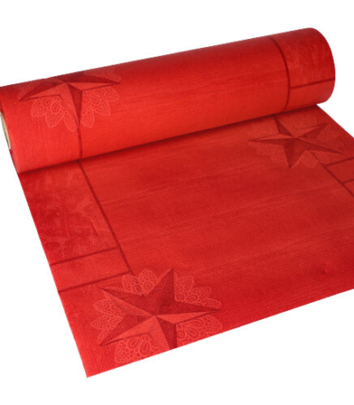 Product foto van Tafellopers rood Rising Star 24m x 40cm