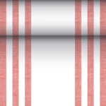 Product foto van Tafellopers stof bordeaux 24m x 40cm ROYAL Collection Lines