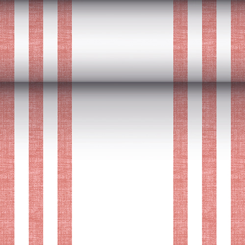 Product foto van Tafellopers stof bordeaux 24m x 40cm ROYAL Collection Lines