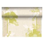 Product foto van Tafellopers stofgroen 24m x 40cm Annabel ROYAL Collection