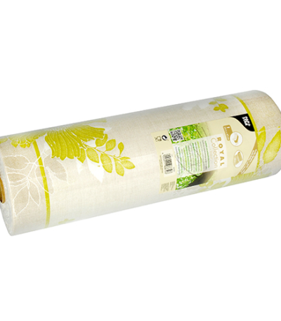 Product foto van Tafellopers stofgroen 24m x 40cm Annabel ROYAL Collection