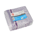Product foto van Theedoeken pitdoek wit/violet set van 10