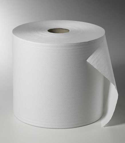 Product foto van Toiletpapier 2-laags wit 1500 vellen per rol