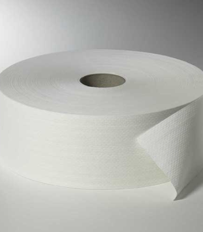 Product foto van Toiletpapier tissue 2-laags wit grote rol set van 6