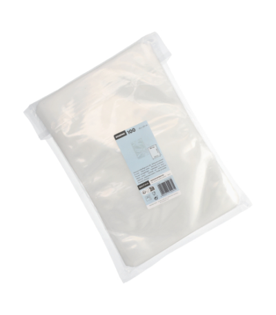 Product foto van VacuÃ¼m zakjes PA/PE transparant 30x20cm set van 100