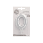 Product foto van Verjaardagskaarsjes met houder zilver 7cm