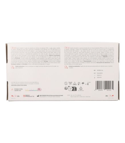 Product foto van Vinyl handschoenen gepoederd transparant Maat XL set van 100 WORK-INN